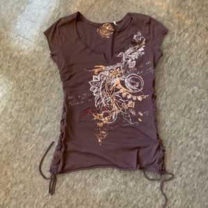 Y2K Vintage Brown Guess Jeans Shirt